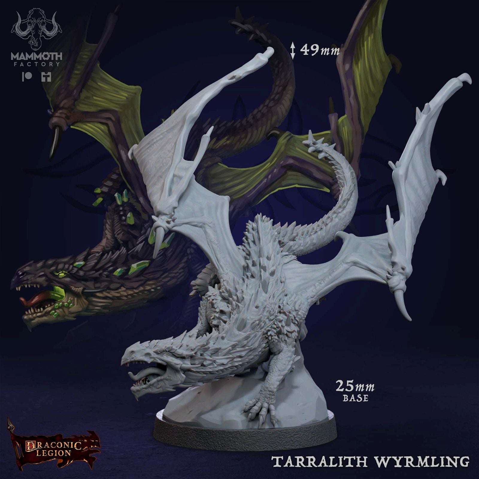 Tarralith Wyrmling - The Printable Dragon