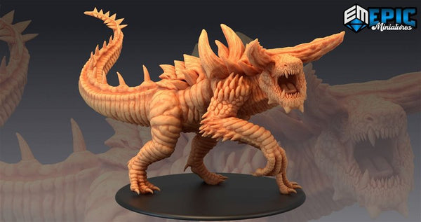 Tarrasque 3D-printed model