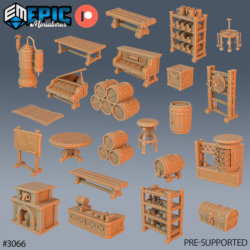 Tavern Decoration 3D-printed model