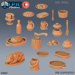 Tavern Table Decoration 3D-printed model