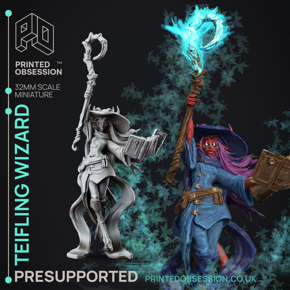 Teifling Wizard - The Printable Dragon