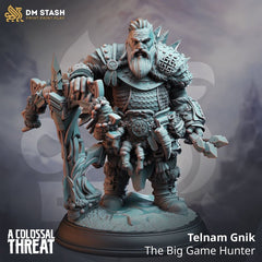 Telnam Gnik - The Big Game Hunter 3D-printed model