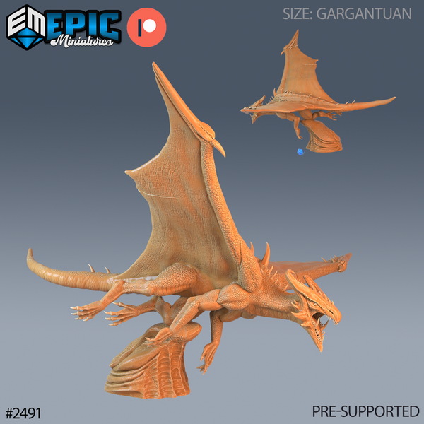 Tempest Dragon 3D-printed model