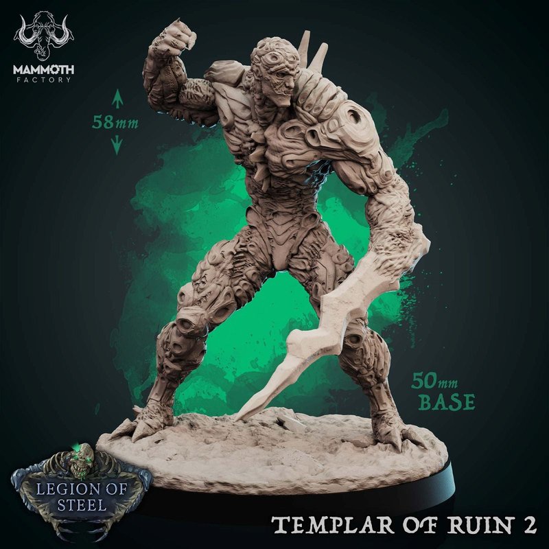 Templar Of Ruin 3D-printed model