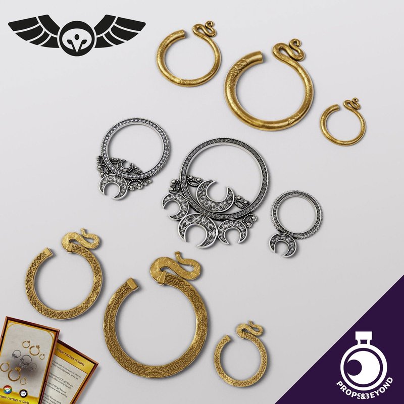 Temple Earrings of Slavia
