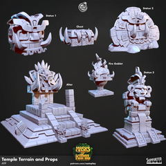 Temple Terrain and Props - The Printable Dragon