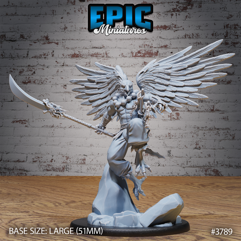 Tengu Bird Folk Lord 3D-printed model