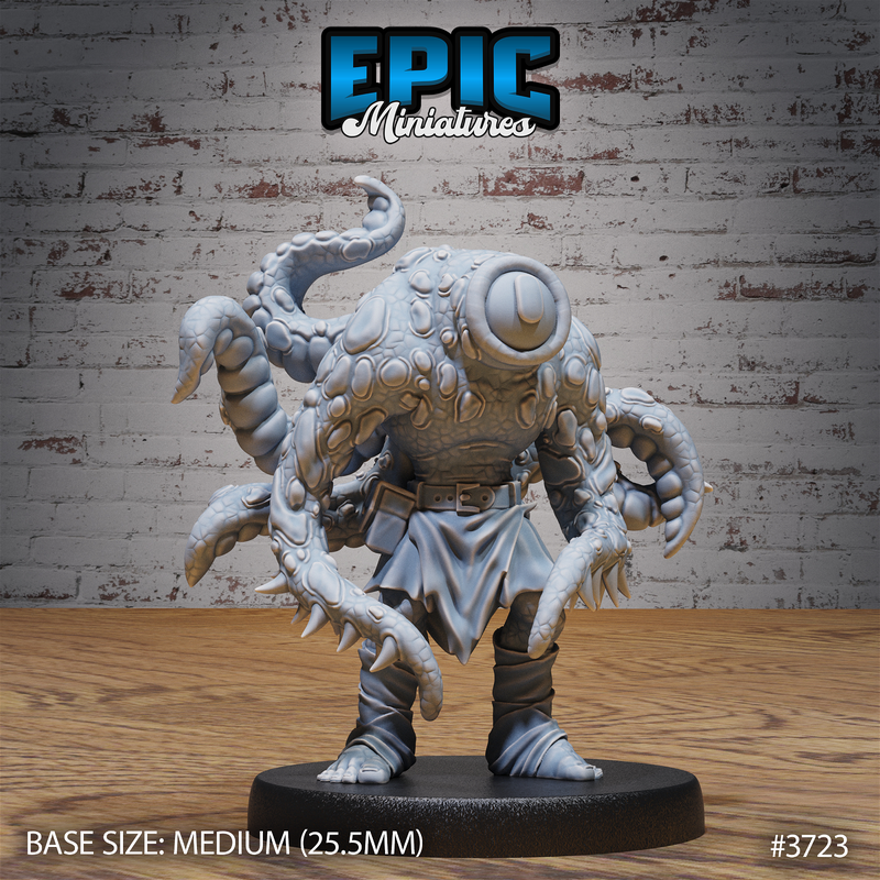 Tentacle Folk 3D-printed model