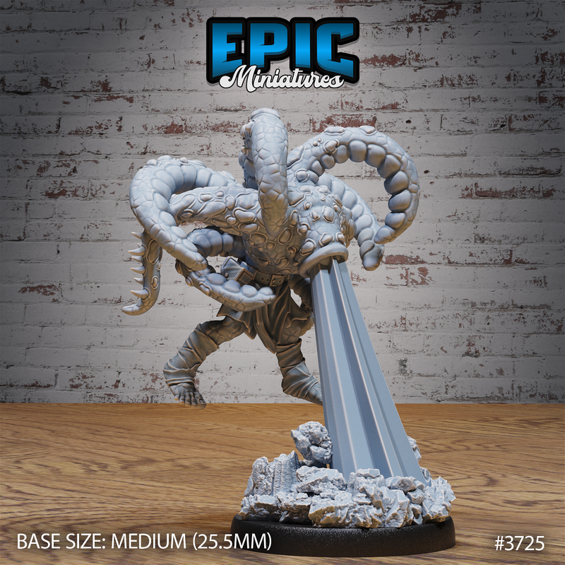 Tentacle Folk 3D-printed model