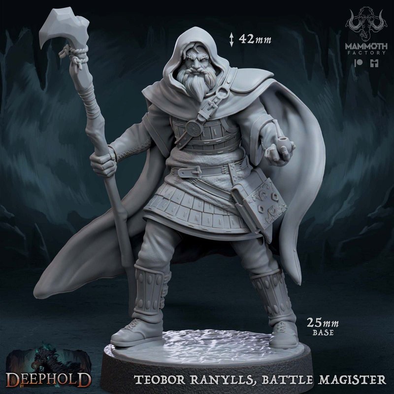 Teobor Ranylls, Battle Magister 3D-printed model