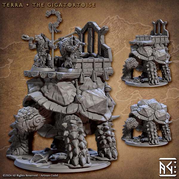 Terra The Gigatortoise 3D-printed model