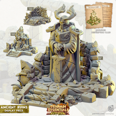 Terrian Essentials Extertior Ancient Ruins - Display Statue 3D-printed model