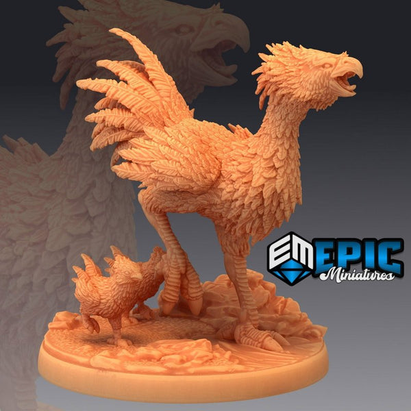 Terror Bird 3D-printed model