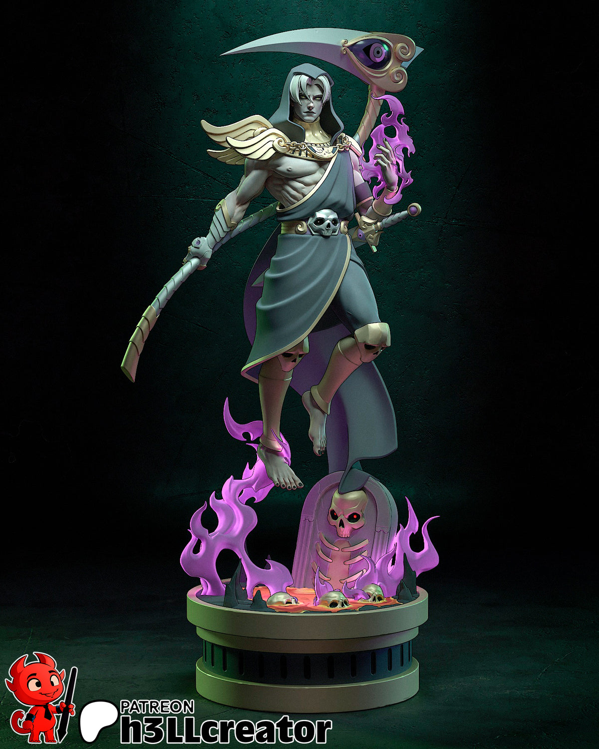 Thanatos 3D-printed model