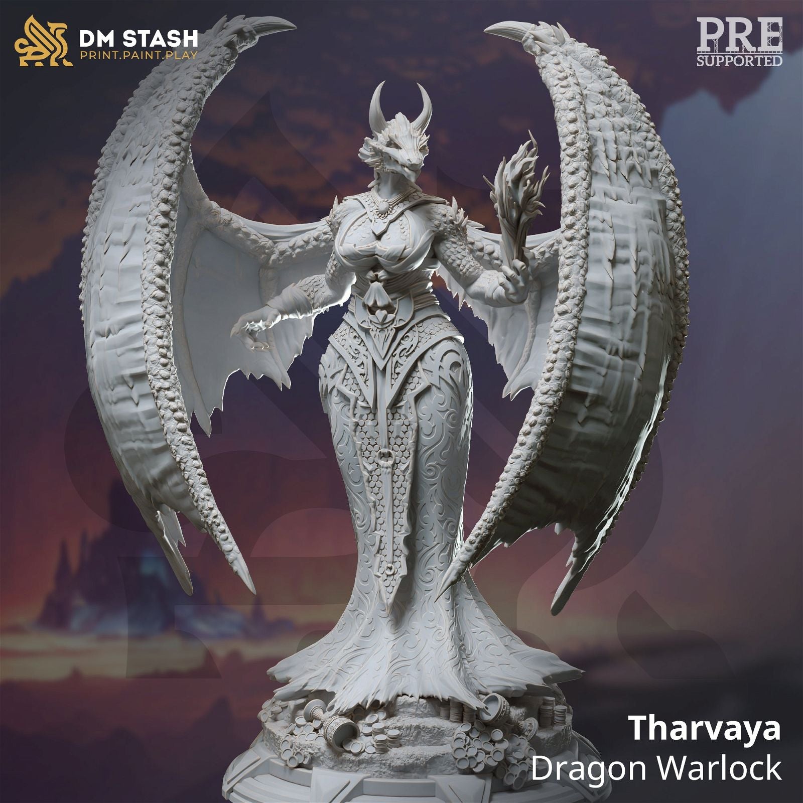 Tharvaya - The Printable Dragon