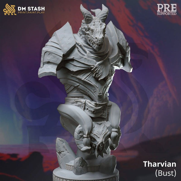 Tharvian 3D-printed model