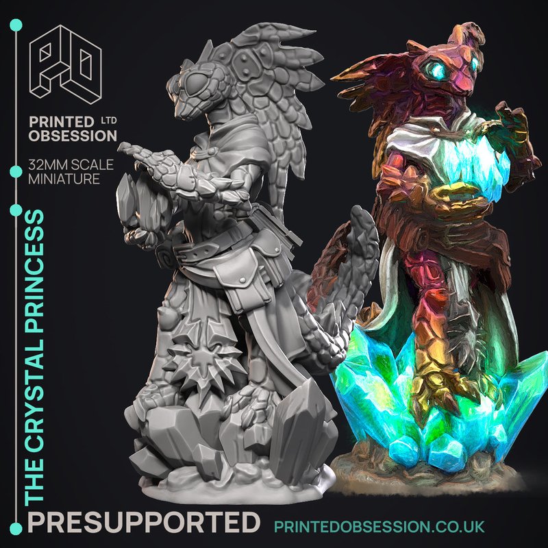 The Crystal Princess 3D-printed model