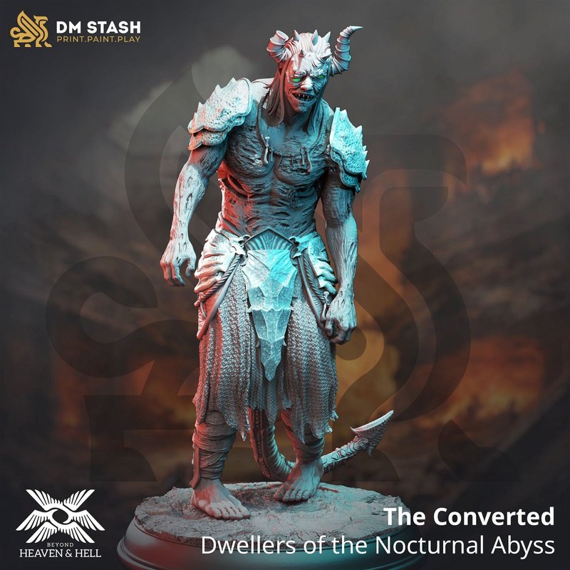 The Converted - Dwellers of the Nocturnal Abyss 3D-printed model