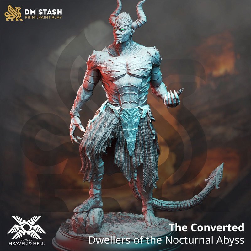 The Converted - Dwellers of the Nocturnal Abyss 3D-printed model