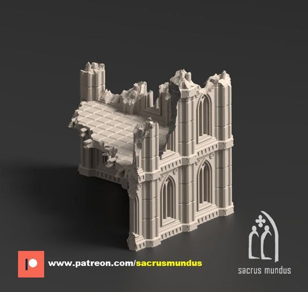 The Desolation of Emerita Ruins 3D-printed model