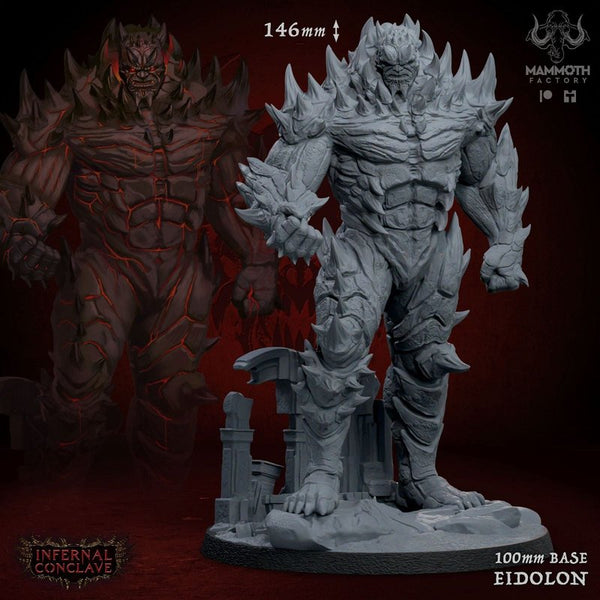 The Eidolon 3D-printed model