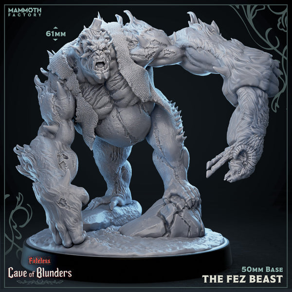 The Fez Beast 3D-printed model