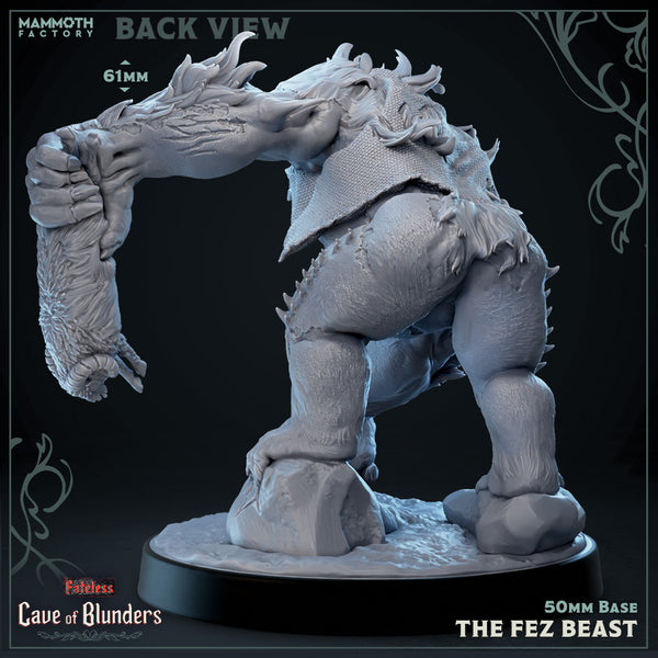 The Fez Beast 3D-printed model