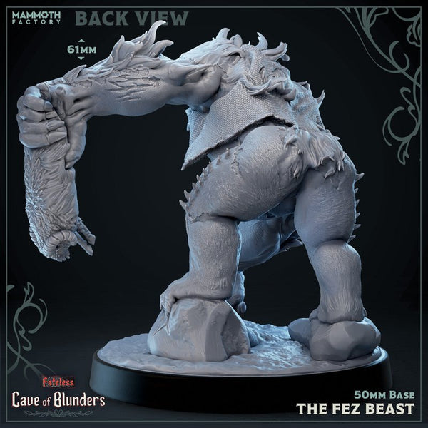 The Fez Beast 3D-printed model