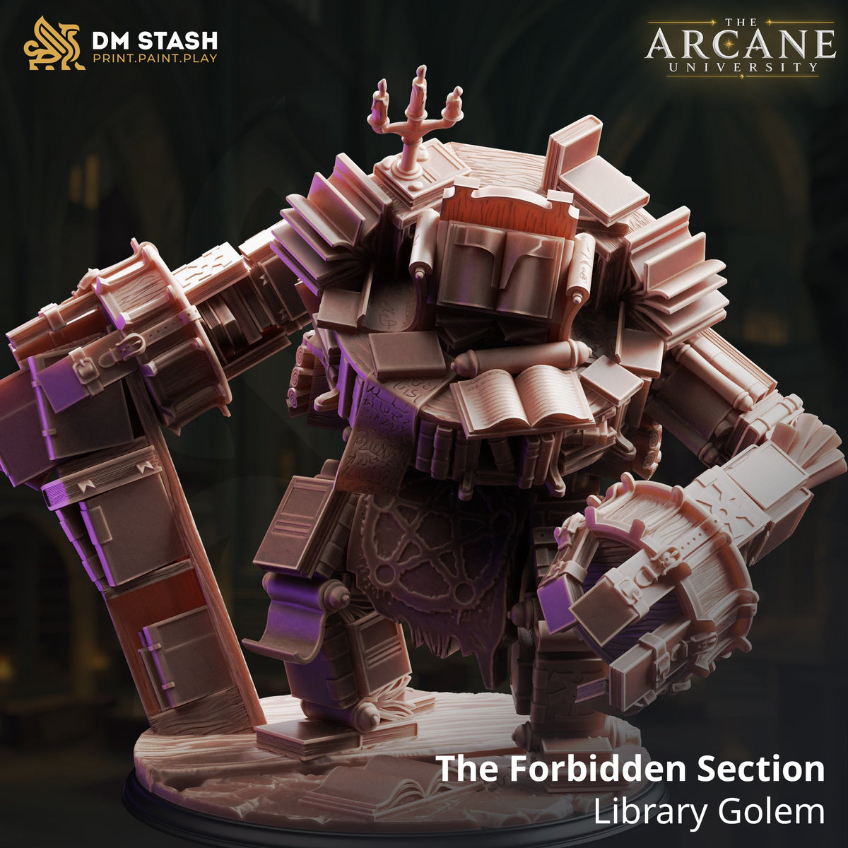 The Forbidden Section - Library Golem