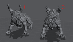 The Heralds 3D-printed model
