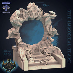 The Immortal Flame 3D-printed model