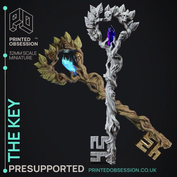 The Key 3D-printed model