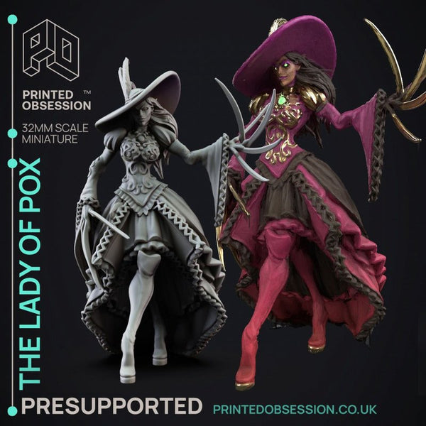 The Lady Of Pox 3D-printed model