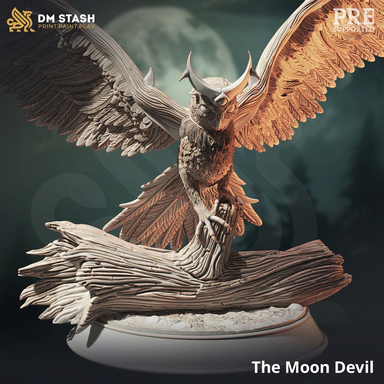 The Moon Devil - The Printable Dragon