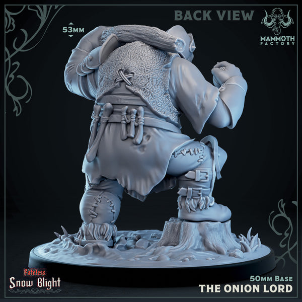 The Onion Lord 3D-printed model
