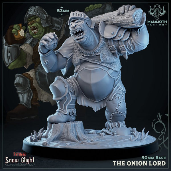 The Onion Lord 3D-printed model