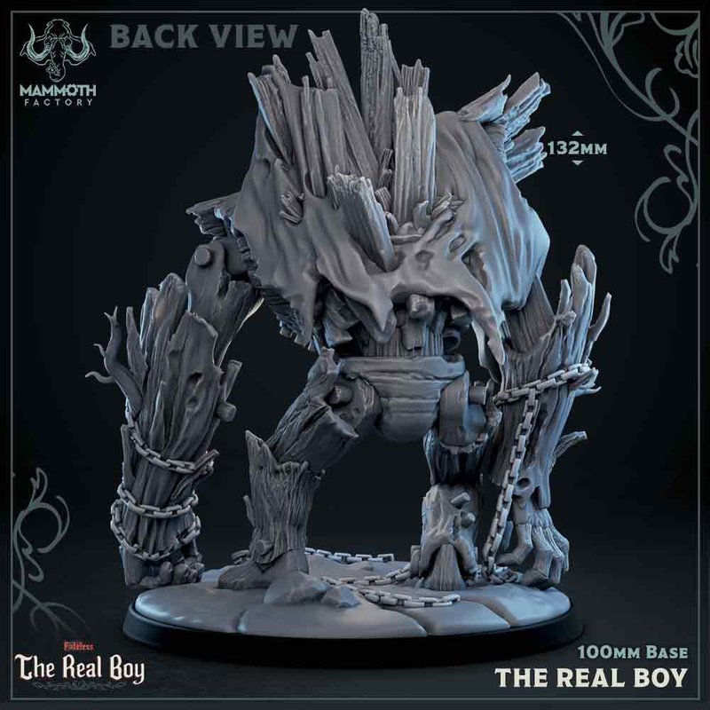 The Real Boy 3D-printed model