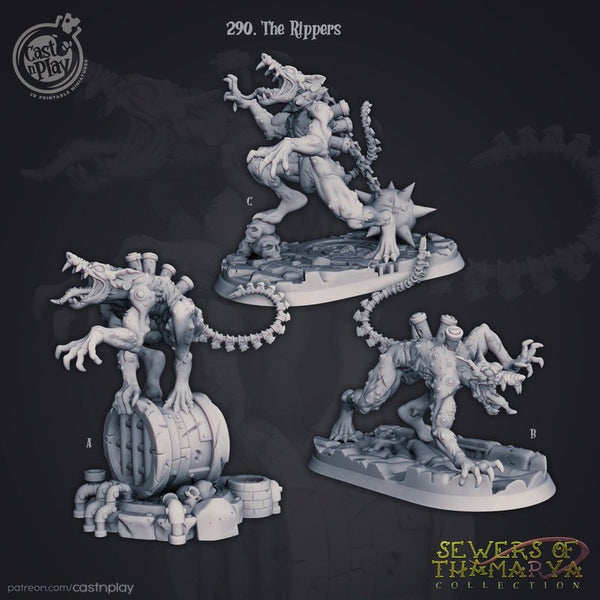 The Rippers 3D-printed model