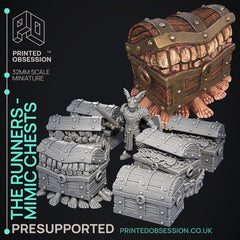 The Runners - Mimic Chests 3D-printed model