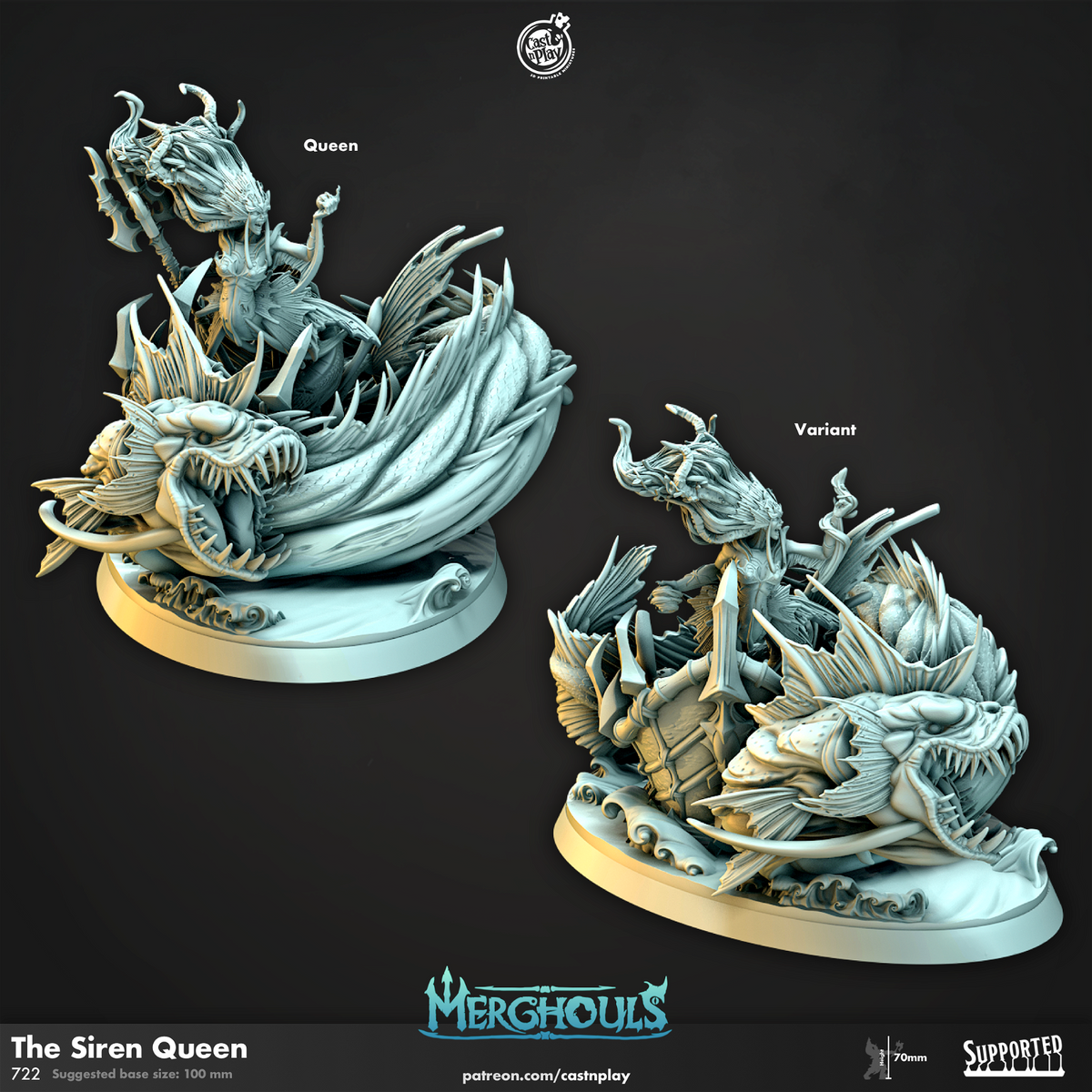 The Siren Queen - The Printable Dragon