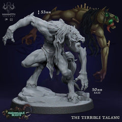 The Terrible Talang 3D-printed model
