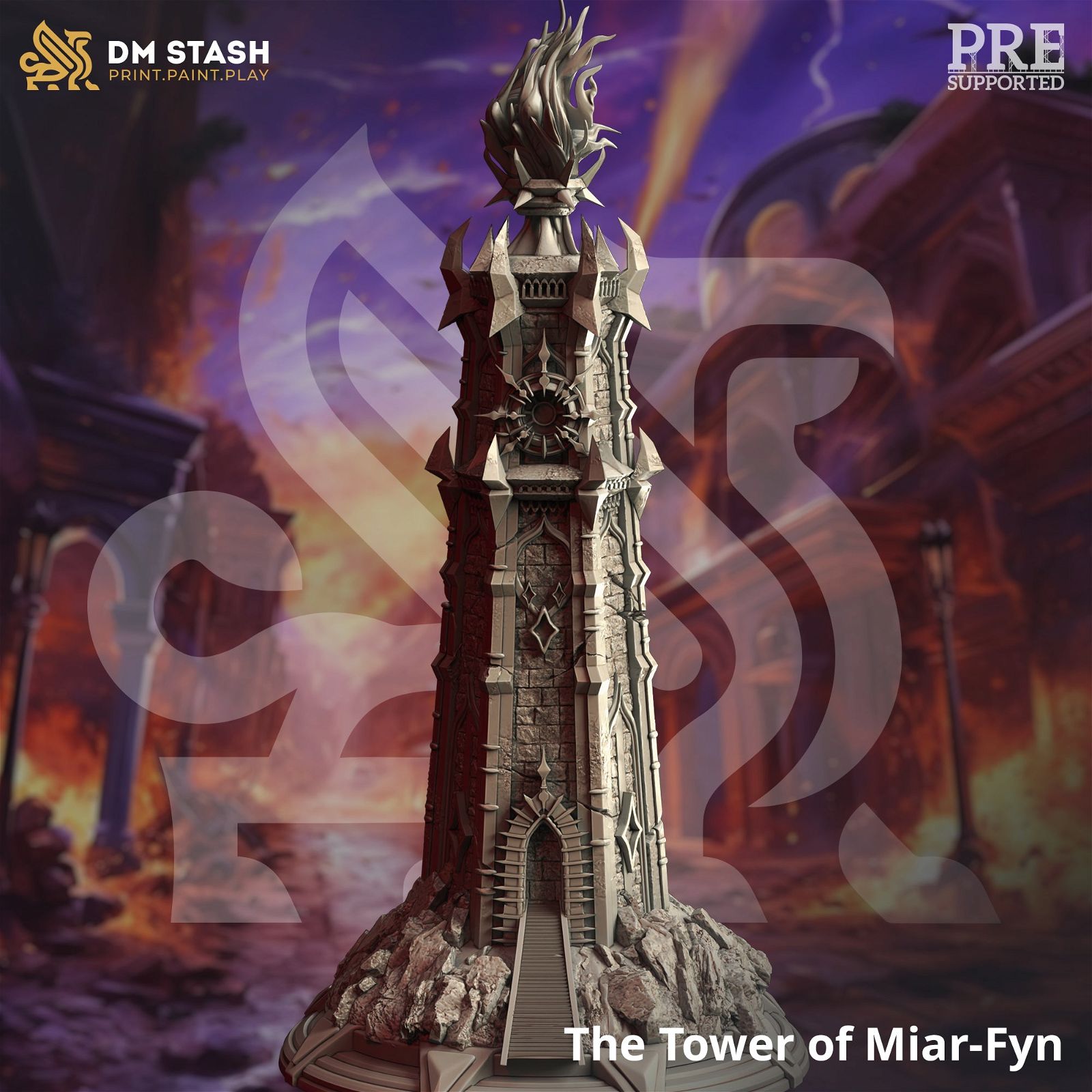 The Tower of Miar-Fyn - The Printable Dragon