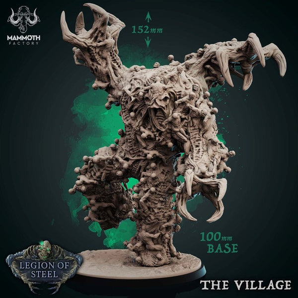 The Village 3D-printed model
