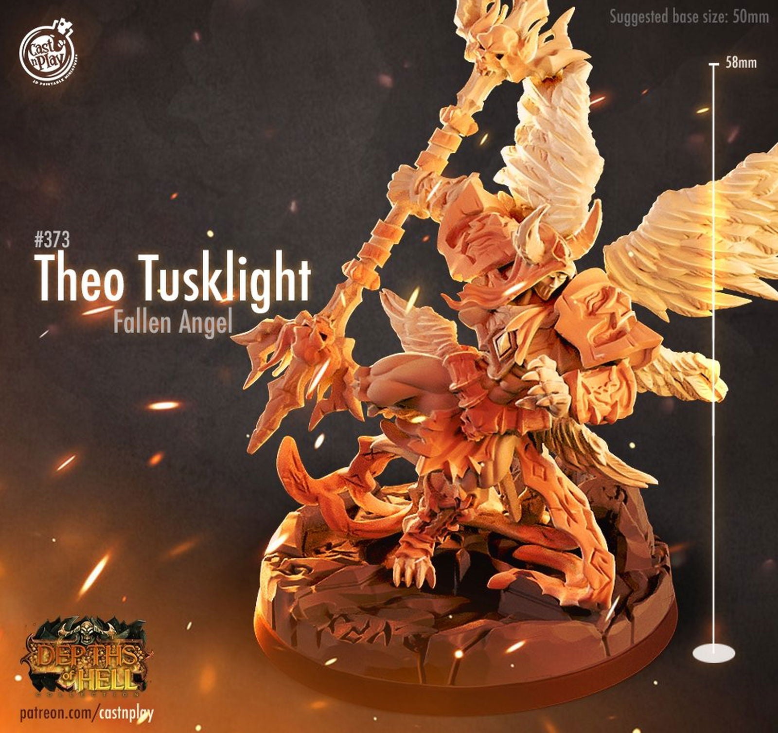 Theo Tusklight - The Printable Dragon