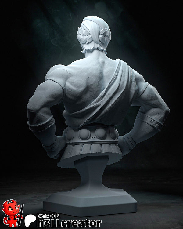 Theseus Bust 3D-printed model