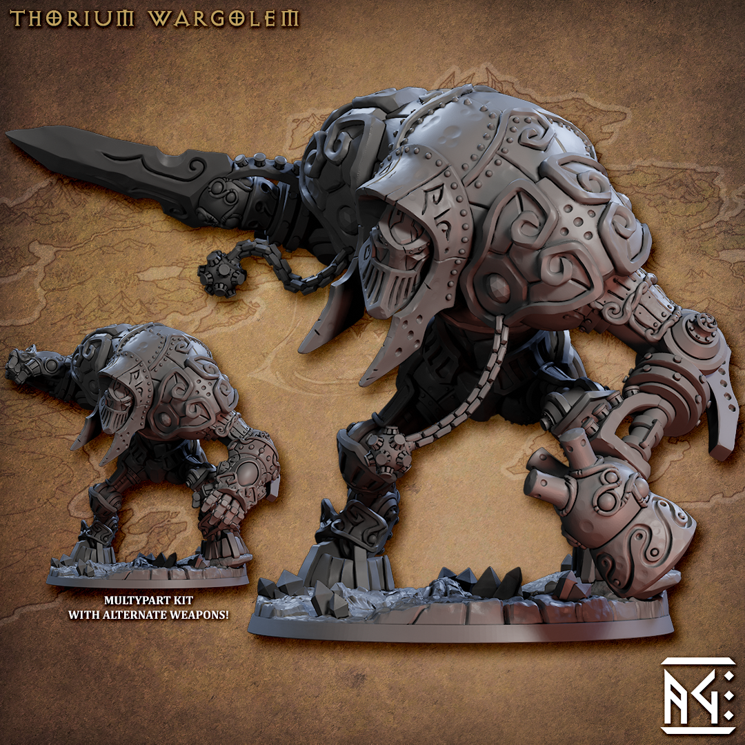 Thorium Wargolem - The Printable Dragon