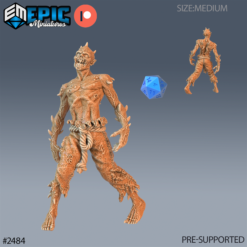 Thorn Zombie 3D-printed model