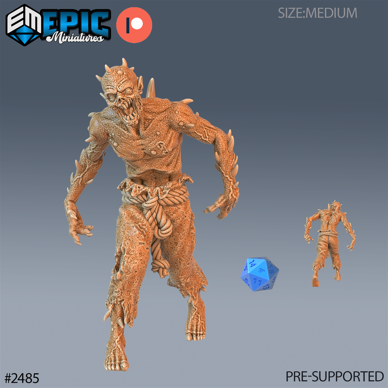 Thorn Zombie 3D-printed model
