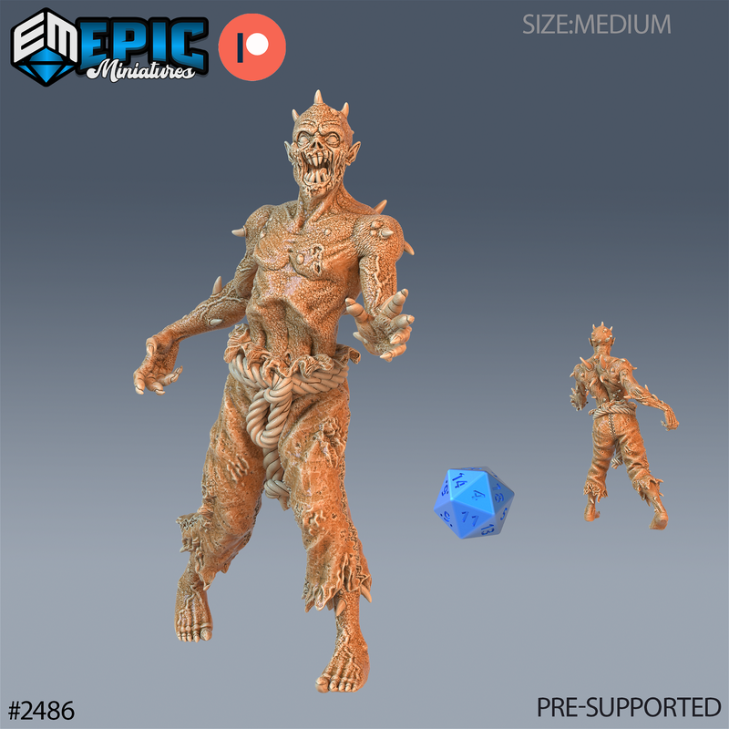 Thorn Zombie 3D-printed model