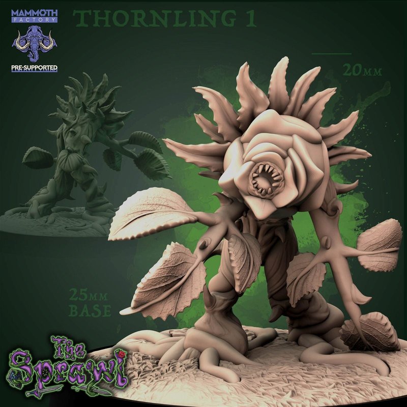 Thornling 3D-printed model